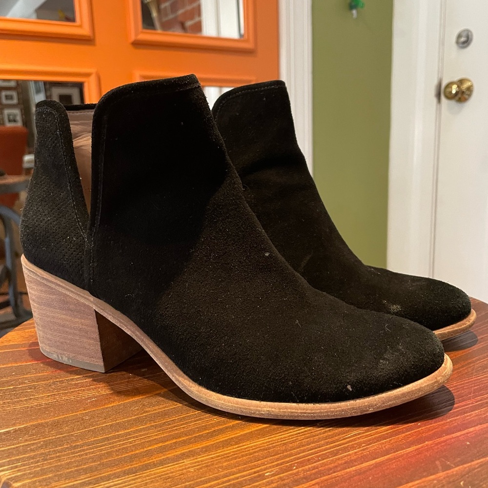 HINGE BP Barris block black ankle boots (Black) - Size 9M